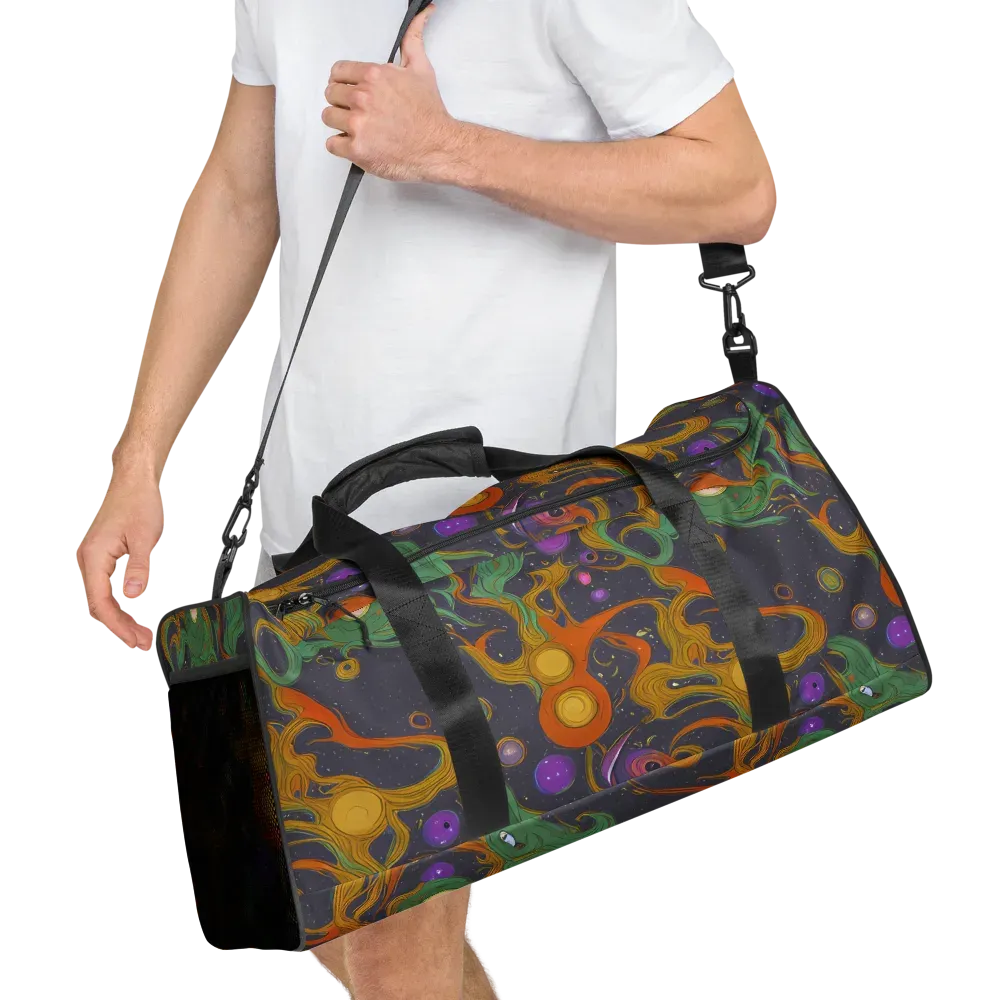 Stellar Marbling on Duffle Bag — Right Front