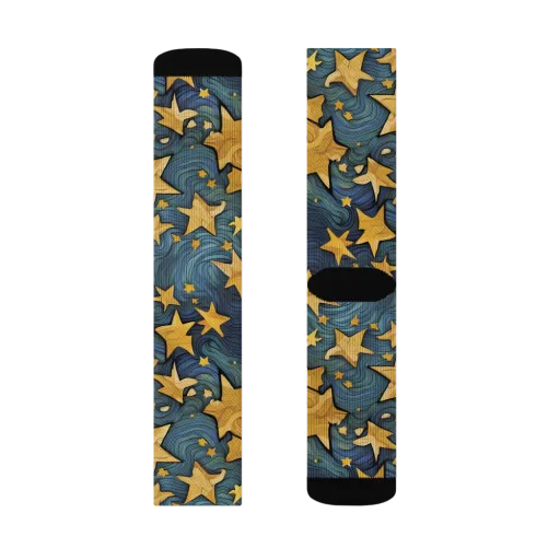 Midnight Starflow on a Socks
