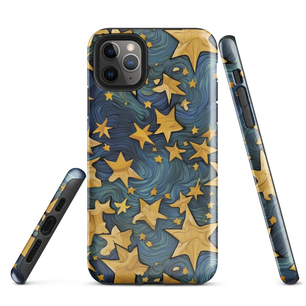 Midnight Starflow on Tough Case for iPhone® — Front