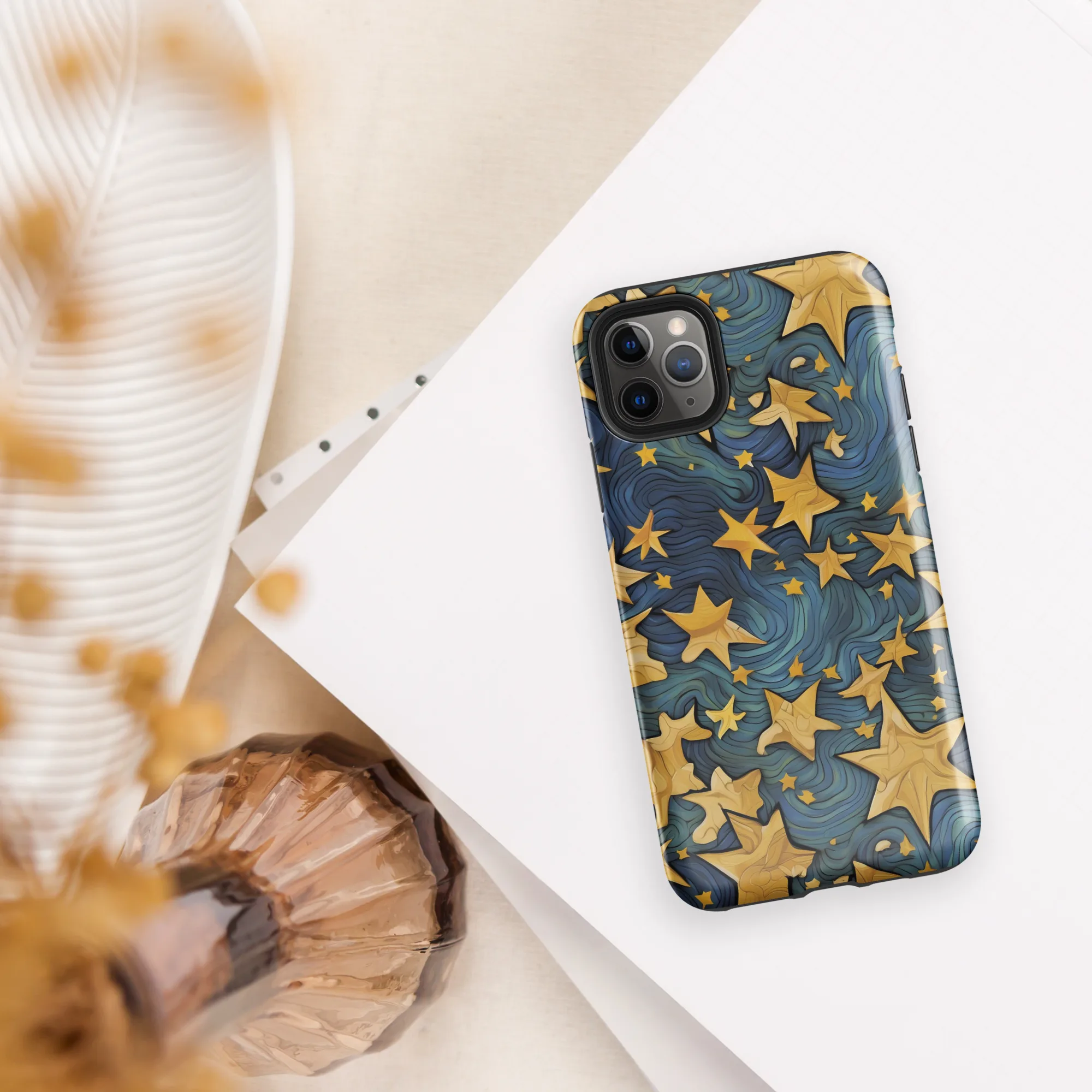 Midnight Starflow on Tough Case for iPhone® — Front