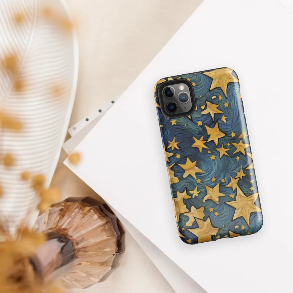 Midnight Starflow on Tough Case for iPhone® — Front