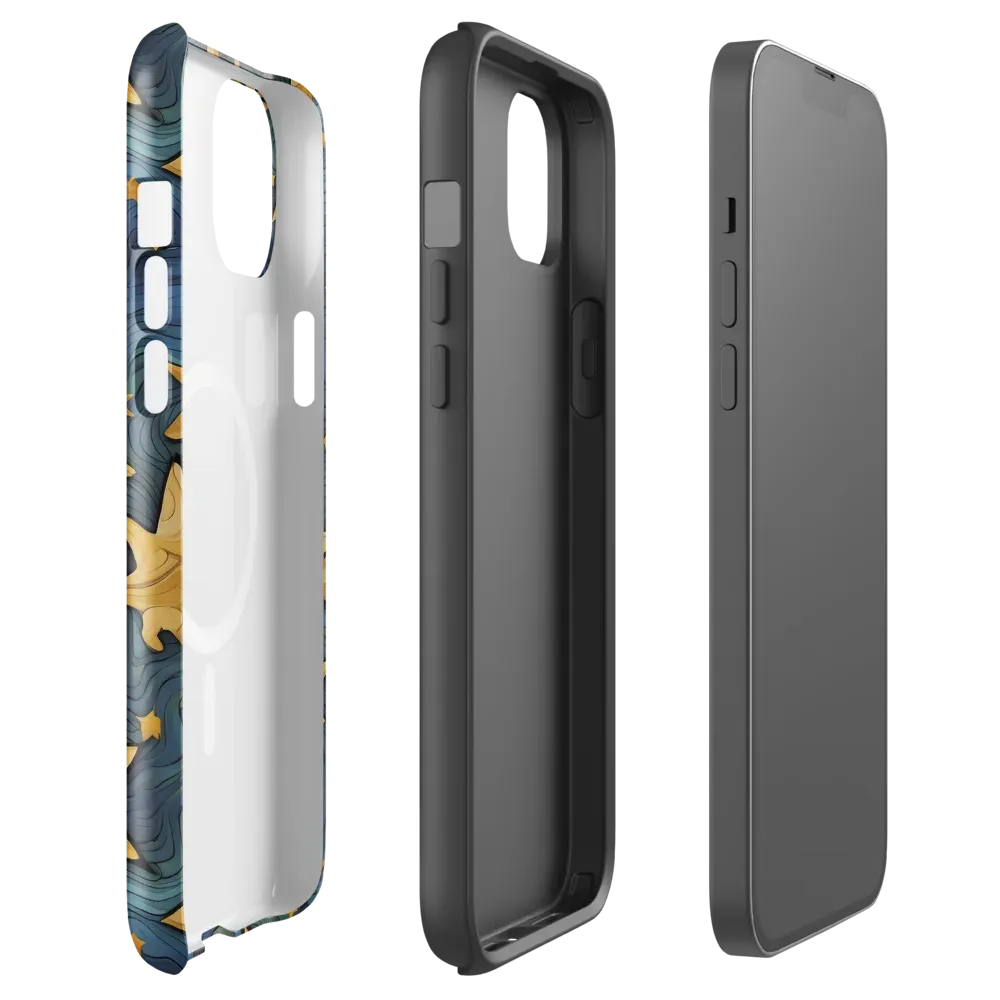 Midnight Starflow on MagSafe Tough Case for iPhone® — Front