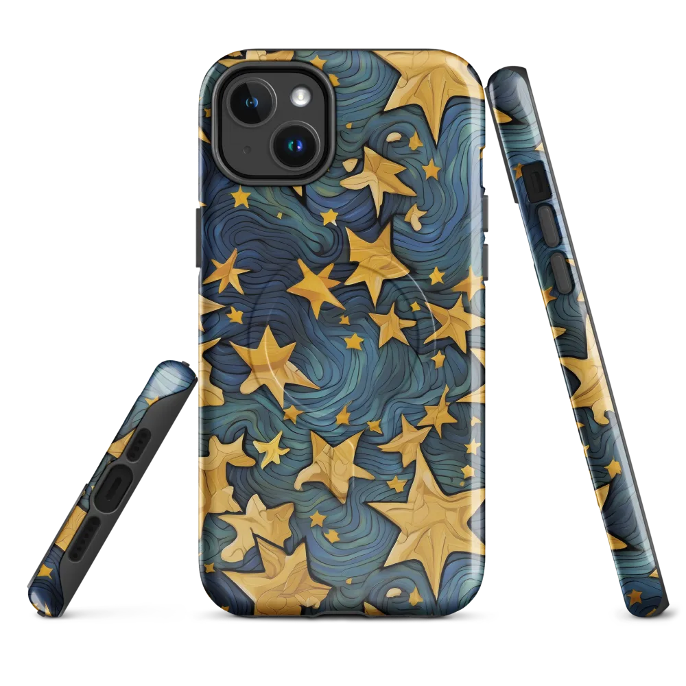 Midnight Starflow on MagSafe Tough Case for iPhone® — Front