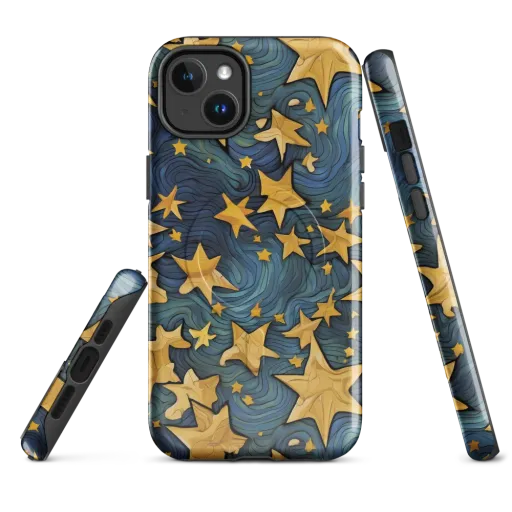 Midnight Starflow on a MagSafe Tough Case for iPhone®