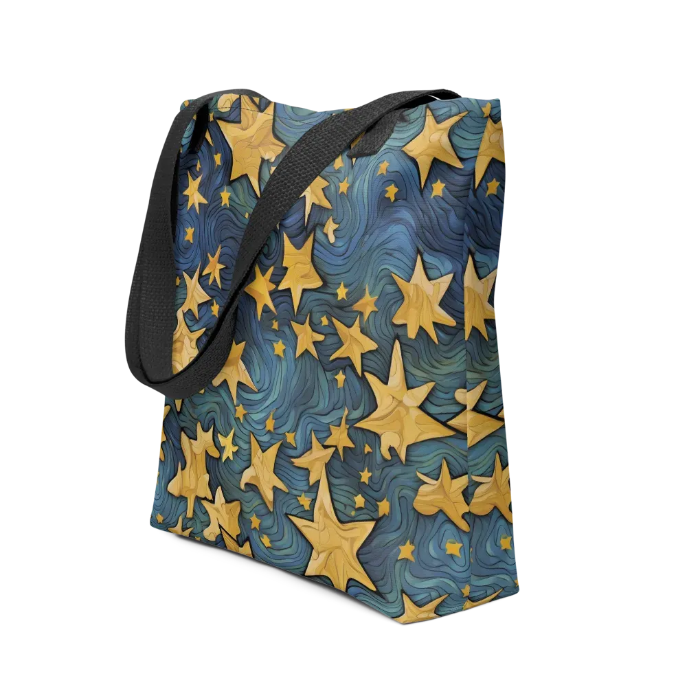 Midnight Starflow on Tote Bag — Front
