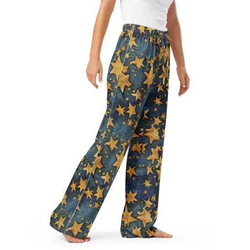 Midnight Starflow on a Women's Pajama Pants