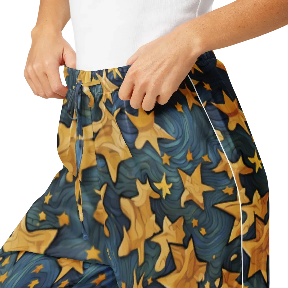 Midnight Starflow on Women's Pajama Pants — Product details