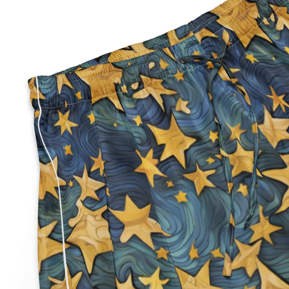 Midnight Starflow on Women's Pajama Shorts — Product details