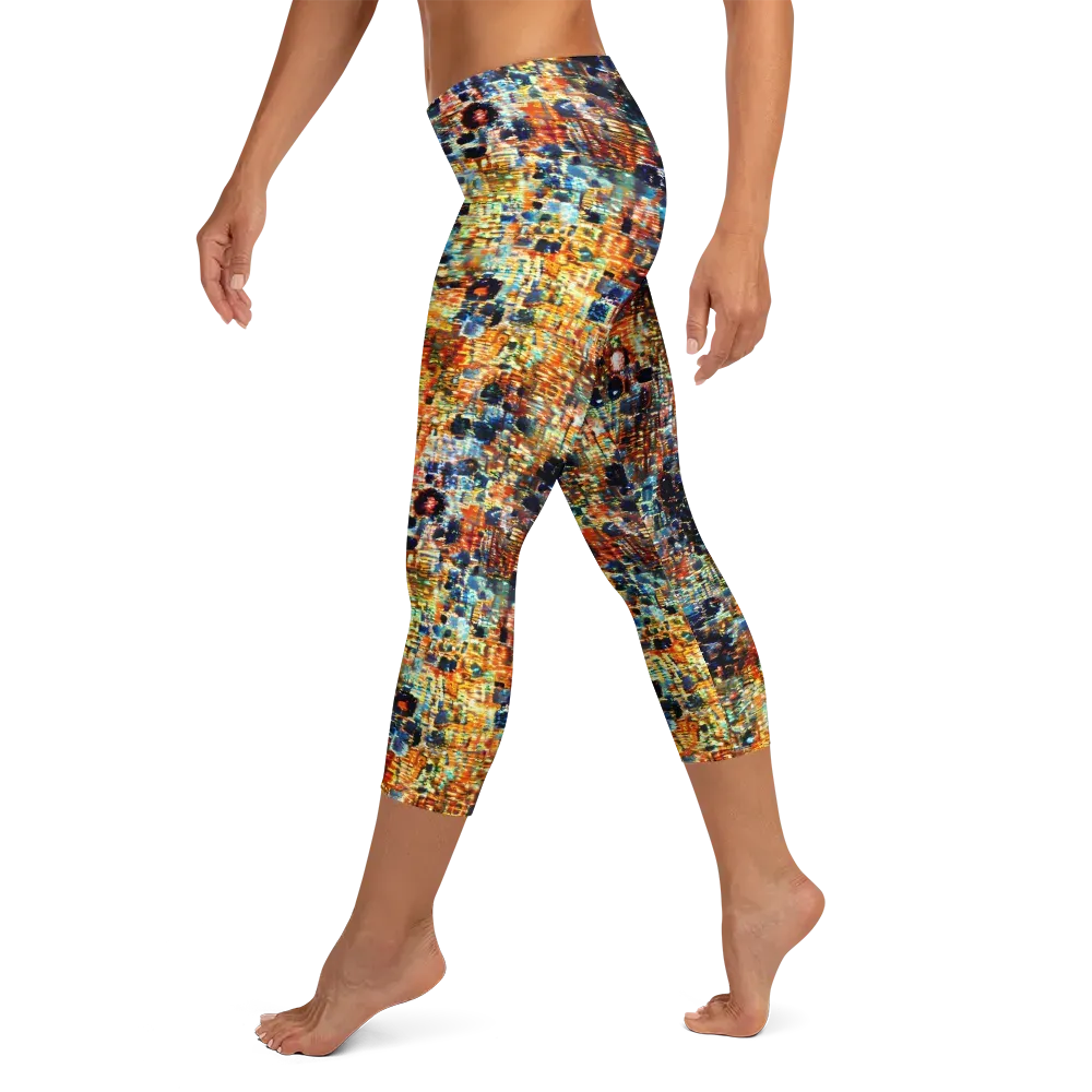Urban Aurora on Capri Leggings — Left