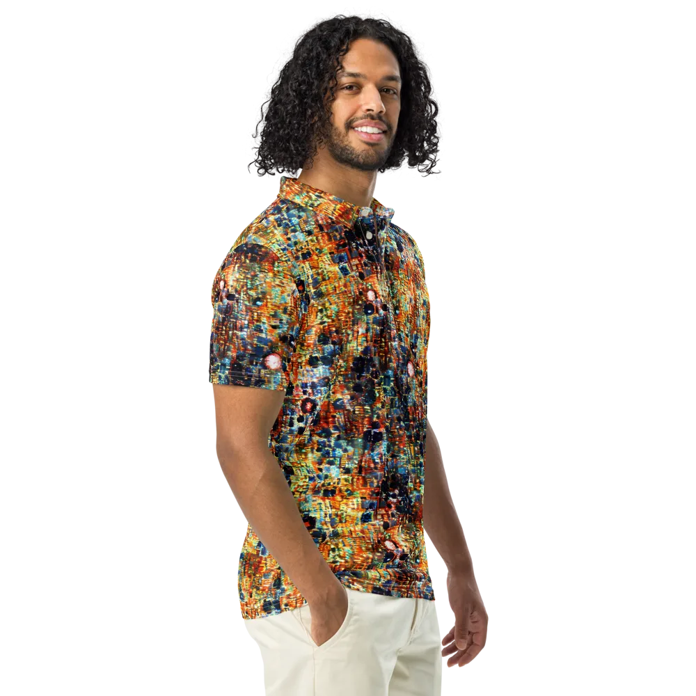 Urban Aurora on Men's Slim Fit Polo Shirt — Right Front