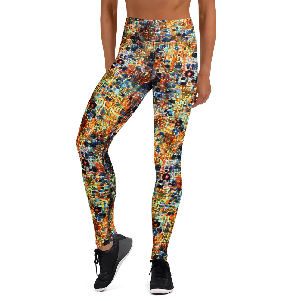 Urban Aurora on Yoga Leggings — Front