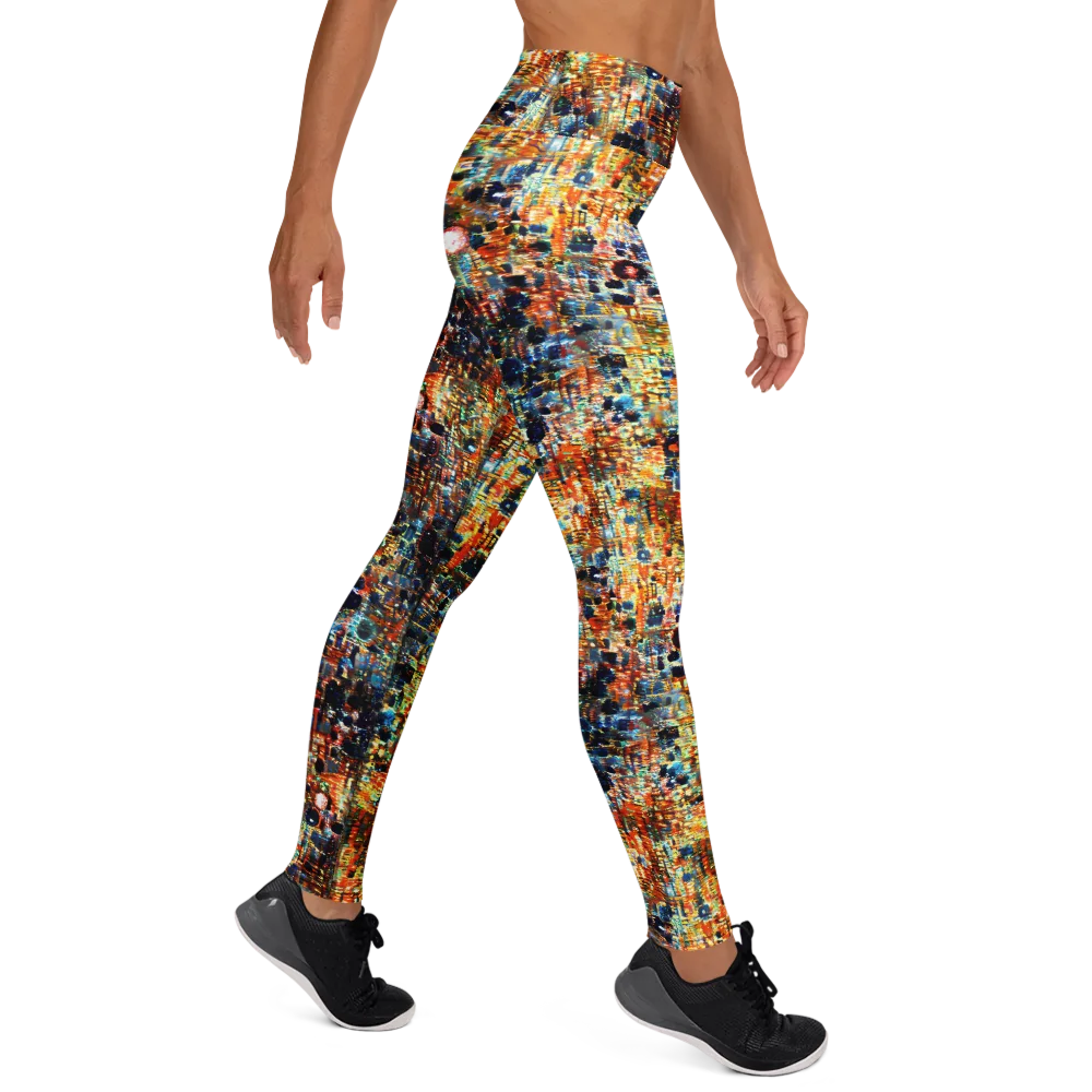 Urban Aurora on Yoga Leggings — Right