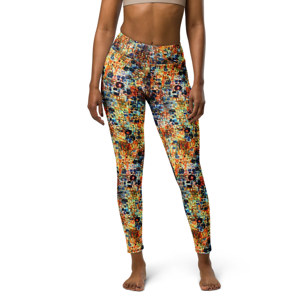 Urban Aurora on Yoga Leggings — Front