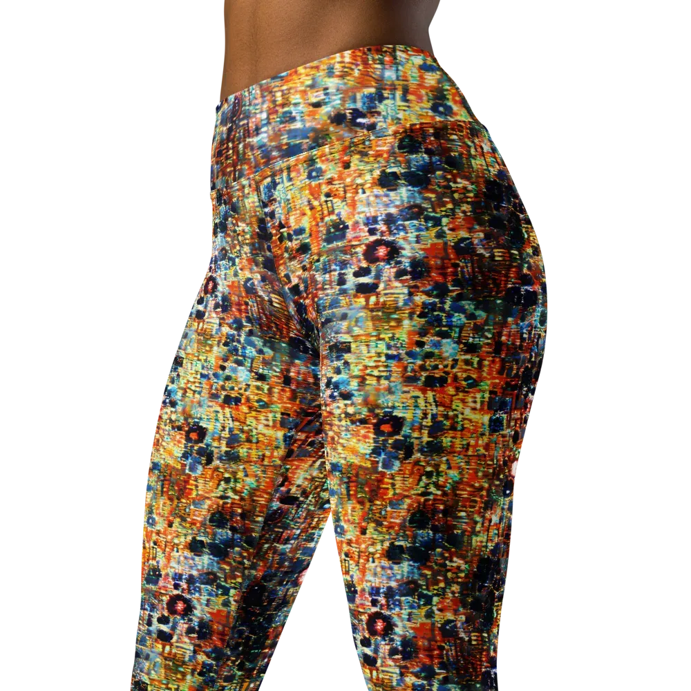 Urban Aurora on Yoga Leggings — Left Front