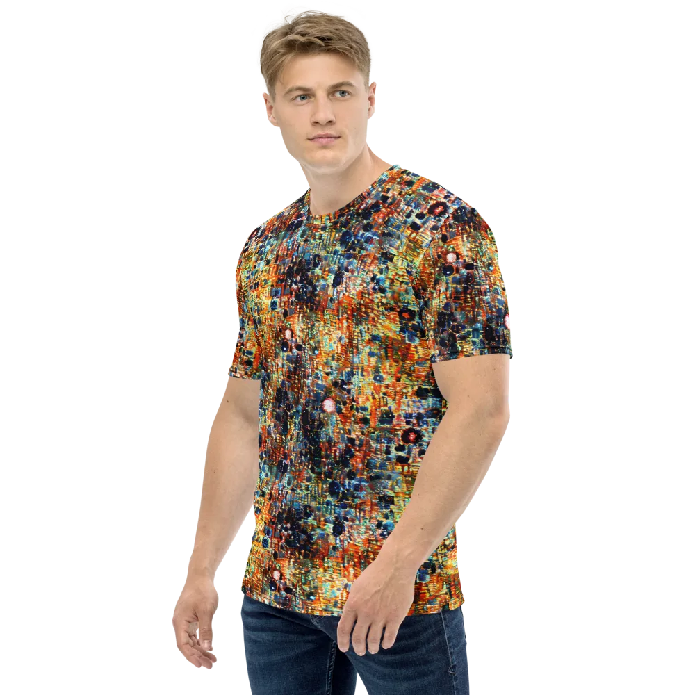 Urban Aurora on Men's Crew Neck T-Shirt — Left