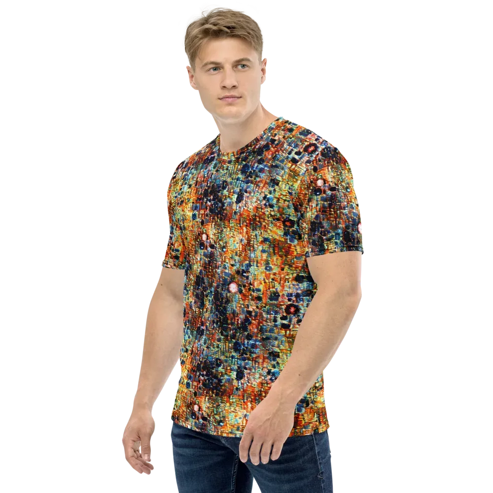 Urban Aurora on Men's Crew Neck T-Shirt — Left