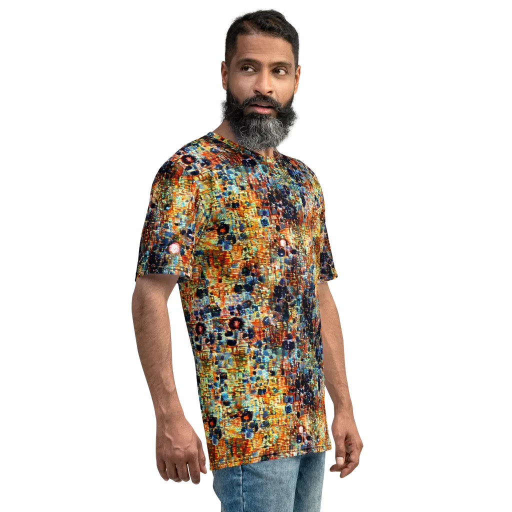 Urban Aurora on Men's Crew Neck T-Shirt — Right