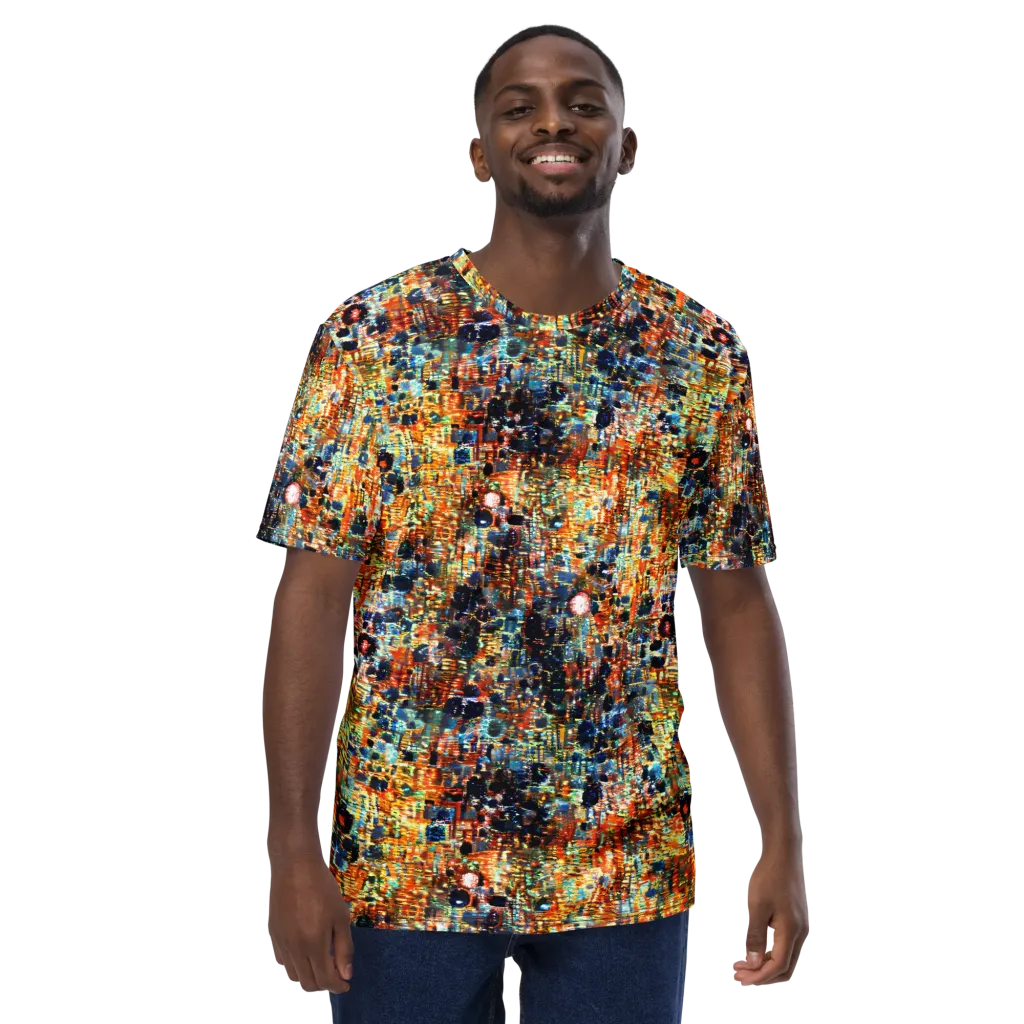 Urban Aurora on Men's Crew Neck T-Shirt — Front