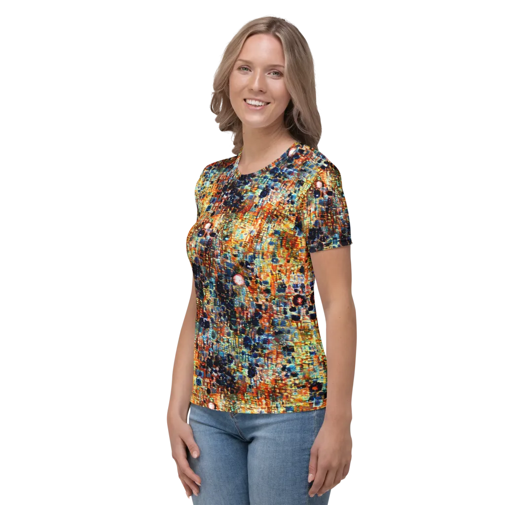 Urban Aurora on Women's Crew Neck T-Shirt — Left