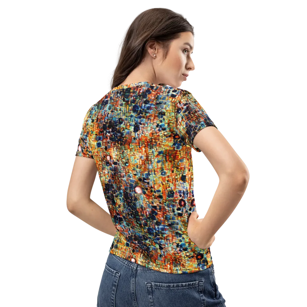 Urban Aurora on Women's Crew Neck T-Shirt — Back
