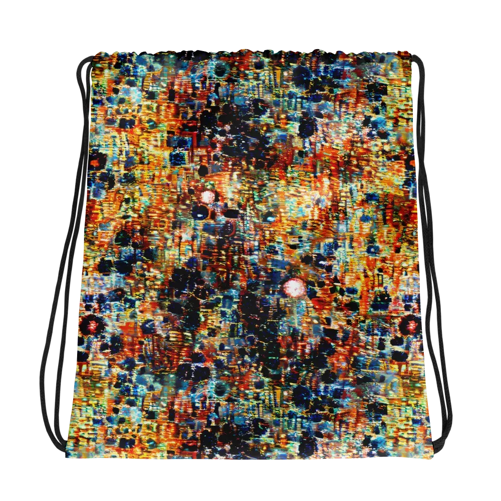 Urban Aurora on Drawstring Bag — Photo