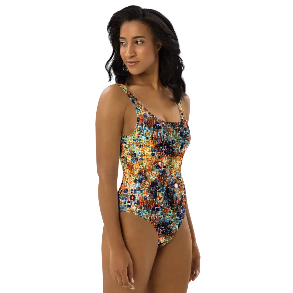 Urban Aurora on One-Piece Swimsuit — Right