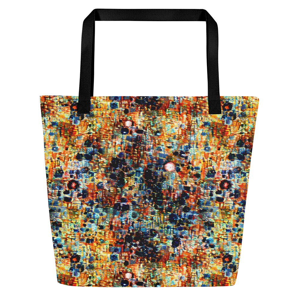 Urban Aurora on Large Tote Bag W/ Pocket — Front
