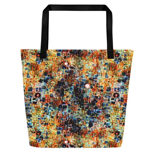 Urban Aurora on a Large Tote Bag W/ Pocket