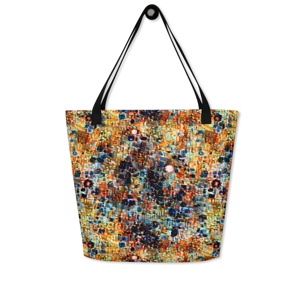 Urban Aurora on Large Tote Bag W/ Pocket — Front