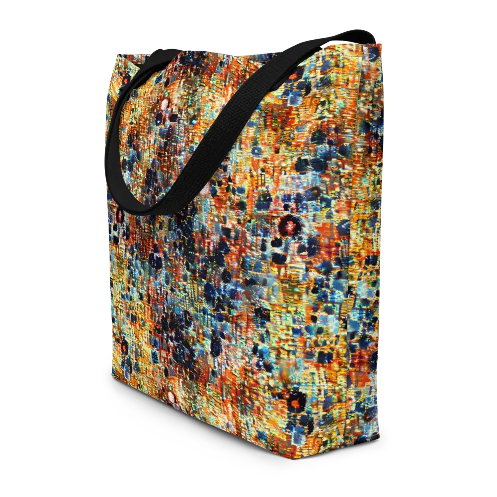 Urban Aurora on Large Tote Bag W/ Pocket — Front