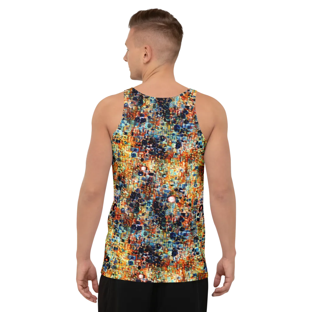 Urban Aurora on Men's Tank Top — Back