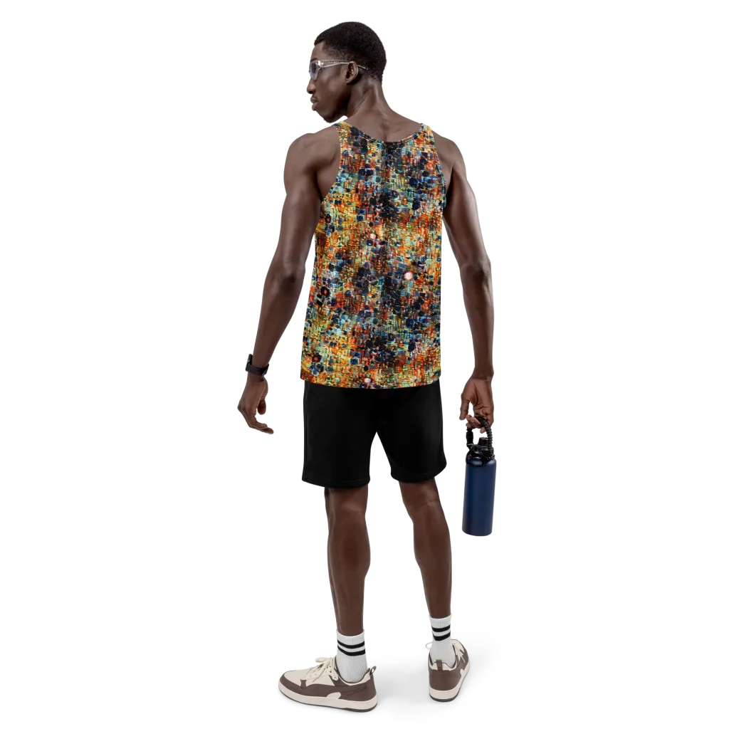 Urban Aurora on Men's Tank Top — Back