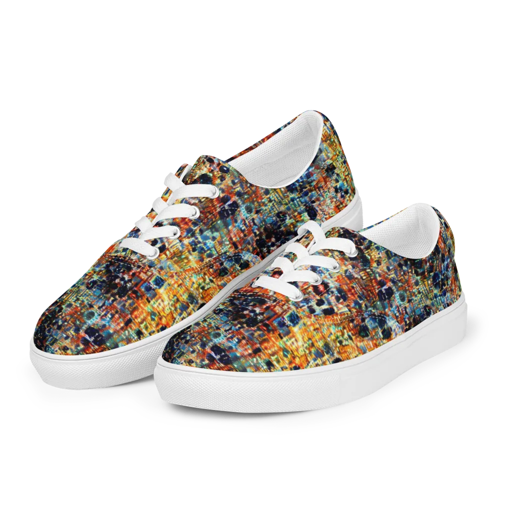 Urban Aurora on Men's Lace-Up Canvas Shoes — Left Front