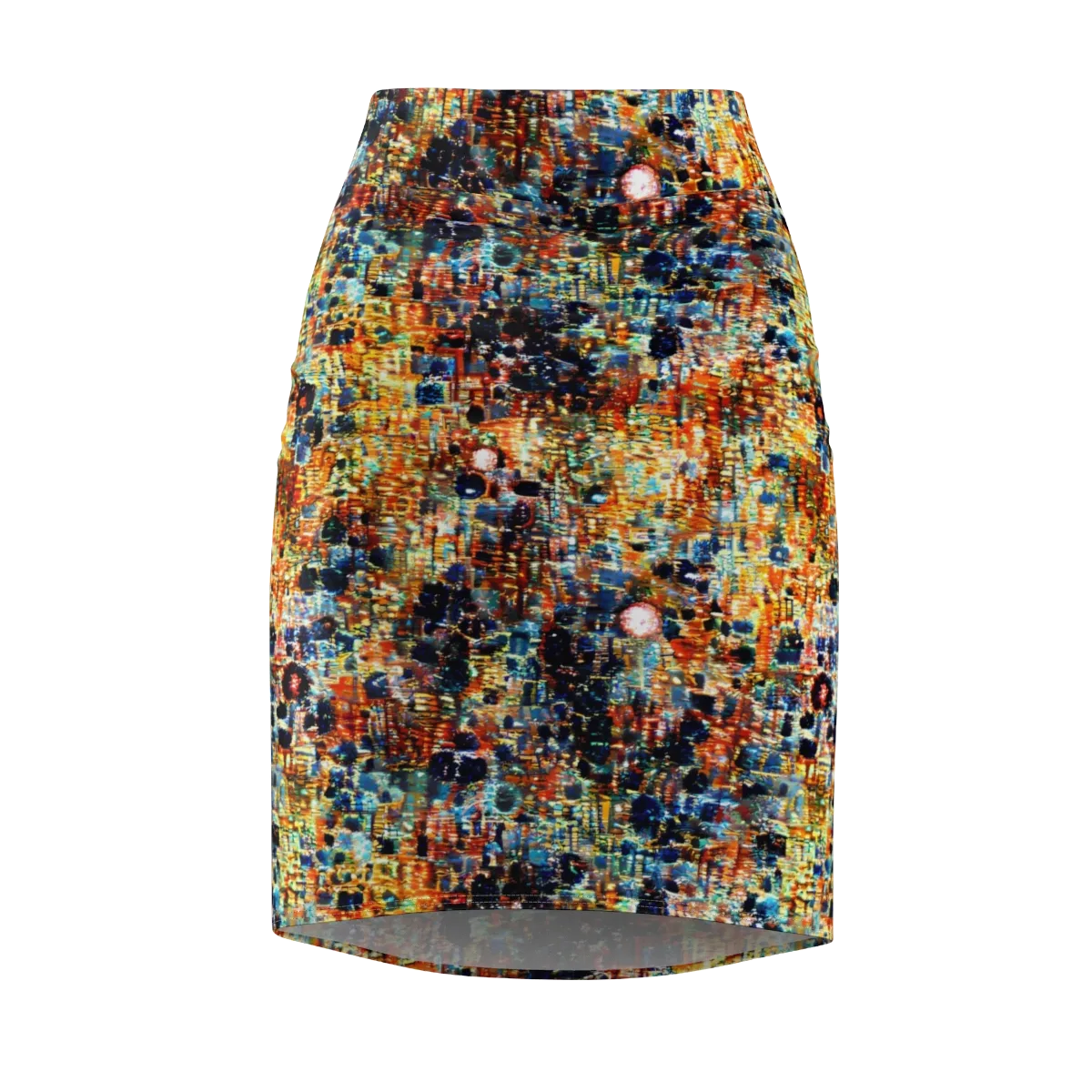 Urban Aurora on Pencil Skirt — Front