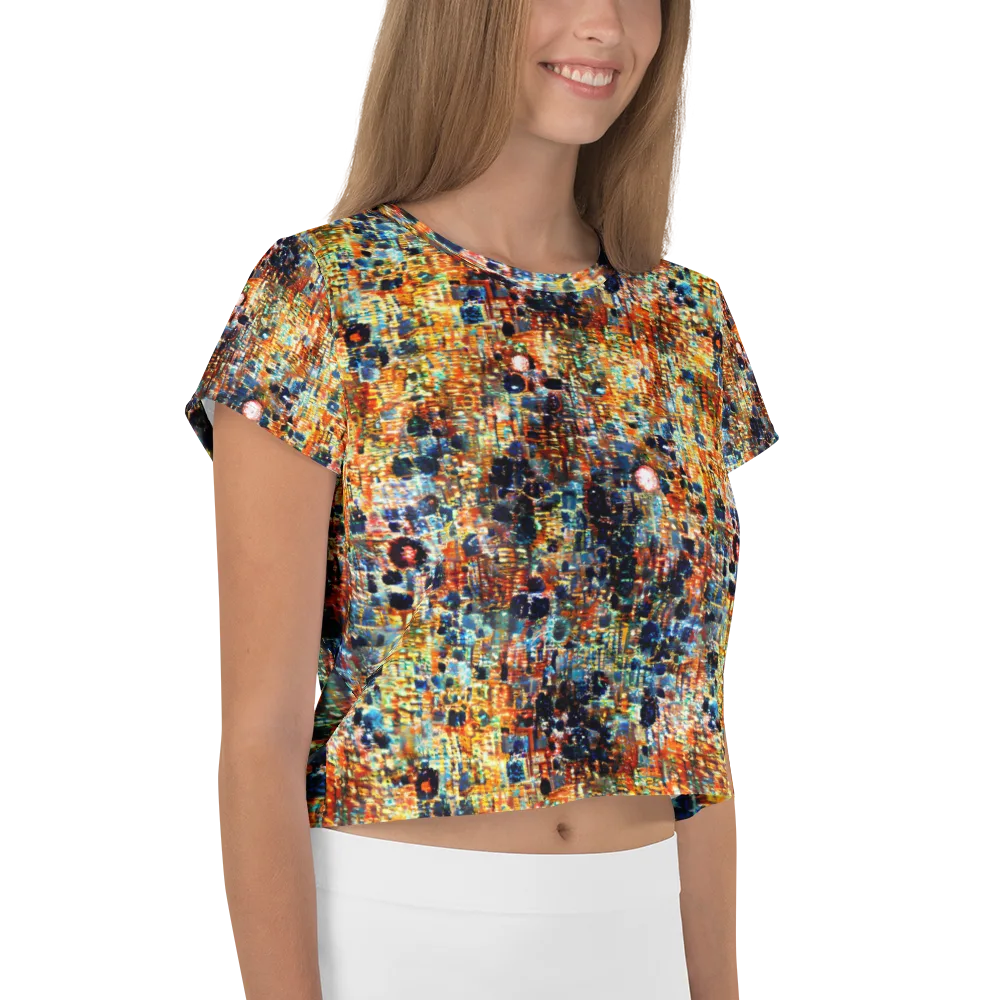 Urban Aurora on Crop Tee — Right