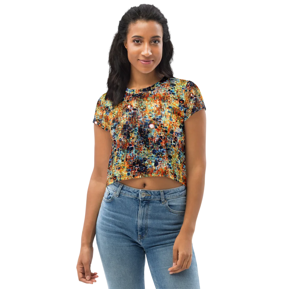 Urban Aurora on Crop Tee — Front