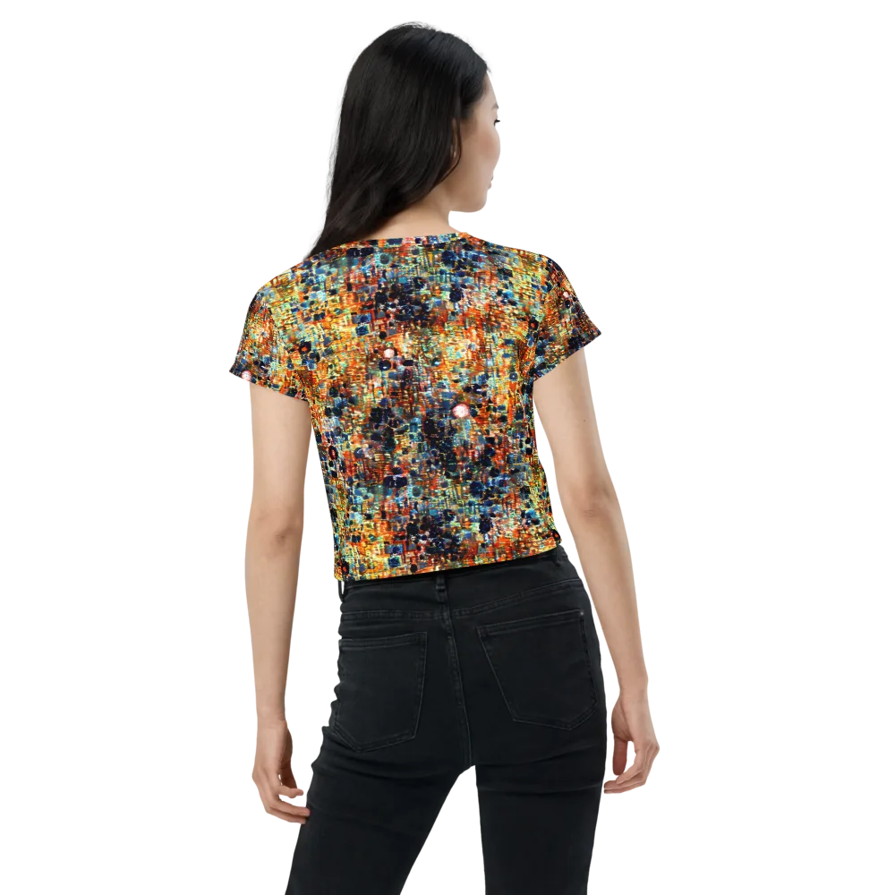 Urban Aurora on Crop Tee — Back