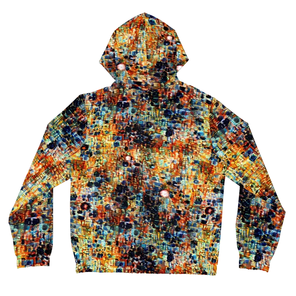 Urban Aurora on Women's Full-Zip Hoodie — Back