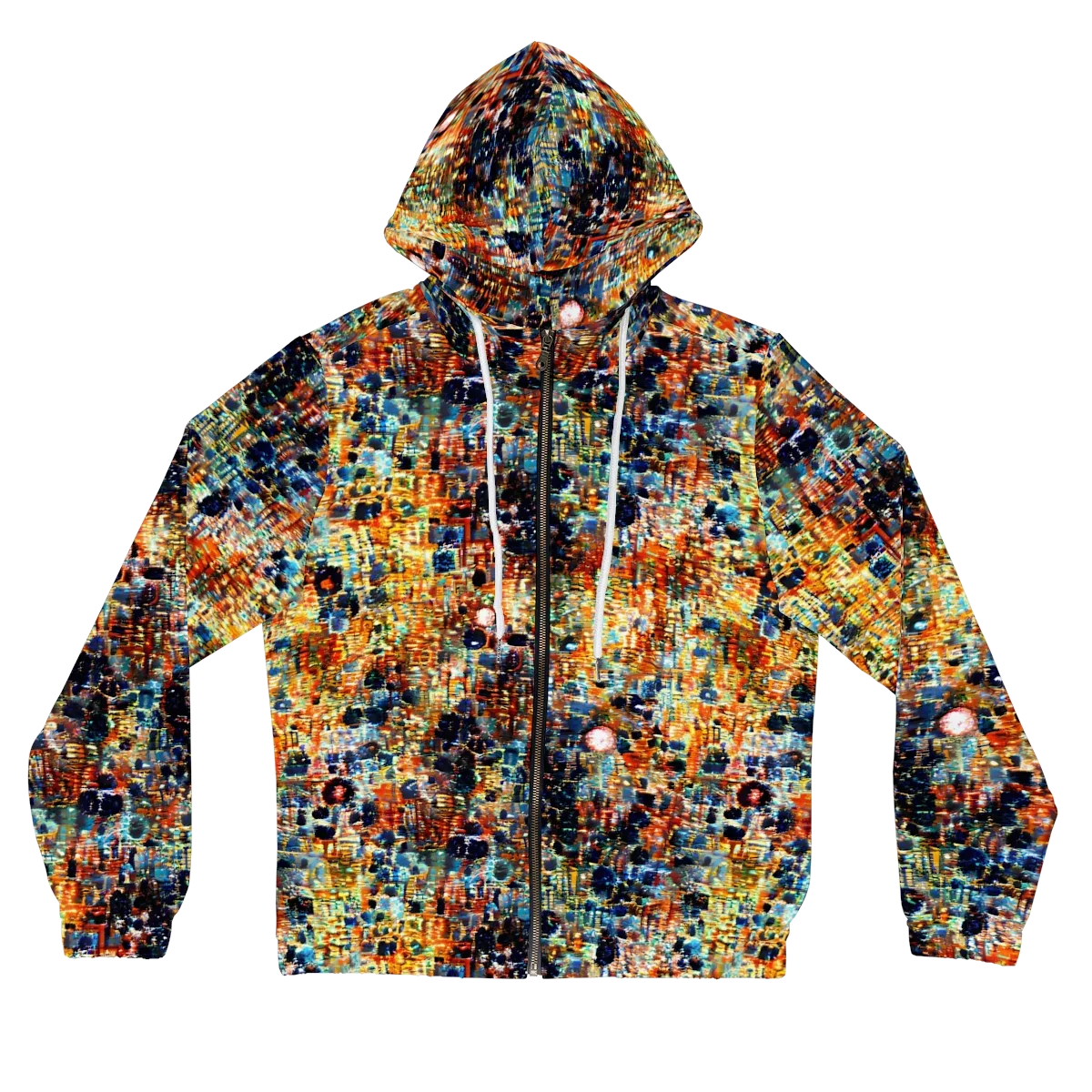 Urban Aurora on Women's Full-Zip Hoodie — Front