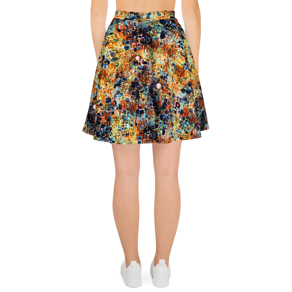 Urban Aurora on Skater Skirt — Back