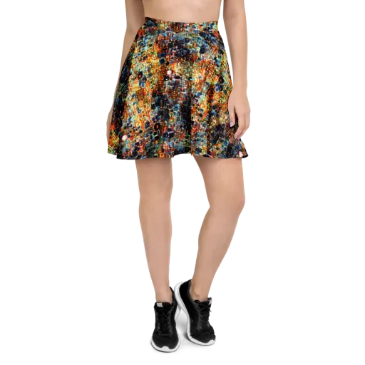 Urban Aurora on a Skater Skirt