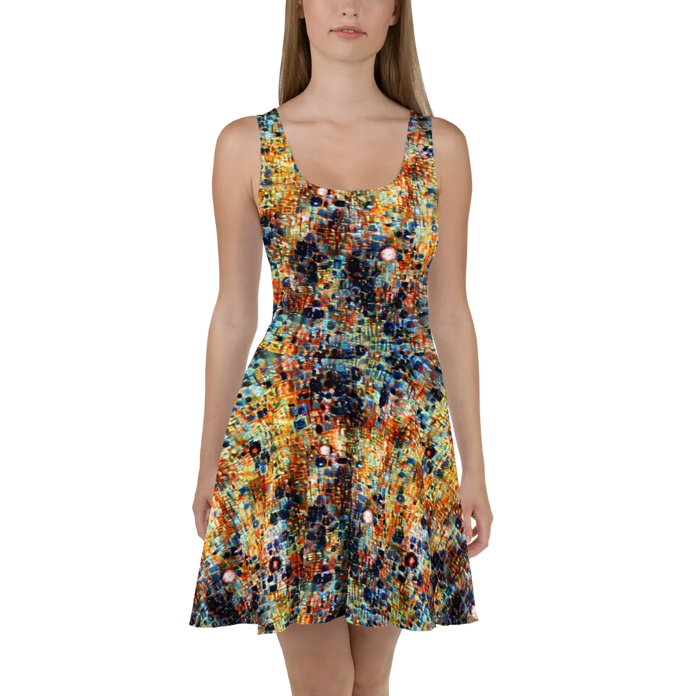 Urban Aurora on Skater Dress — Front
