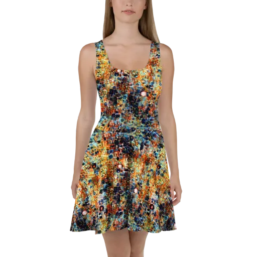 Urban Aurora on a Skater Dress