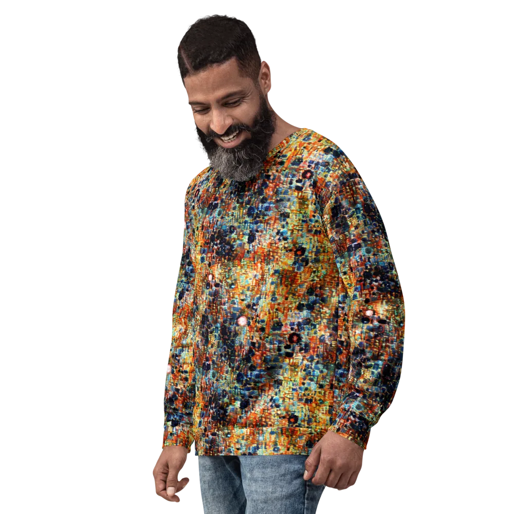 Urban Aurora on Sweatshirt — Left Front