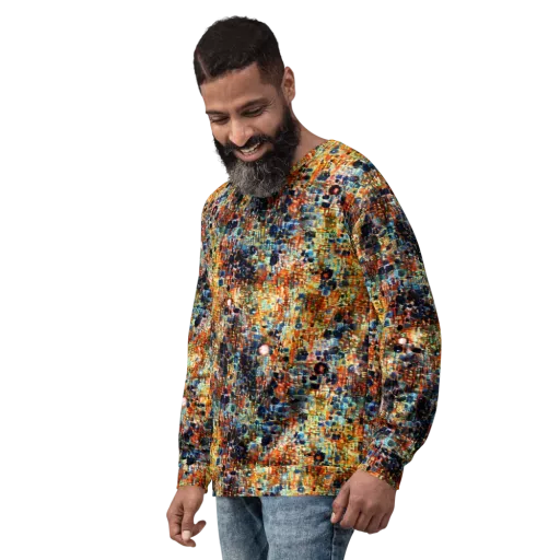 Urban Aurora on a Sweatshirt