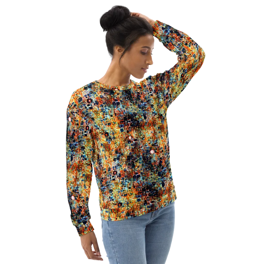 Urban Aurora on Sweatshirt — Right Front