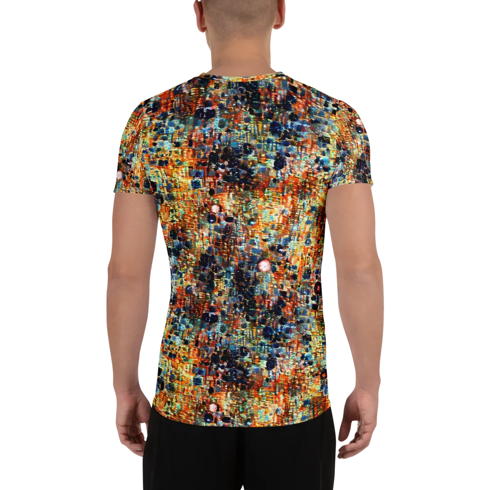 Urban Aurora on Men's Athletic T-Shirt — Back