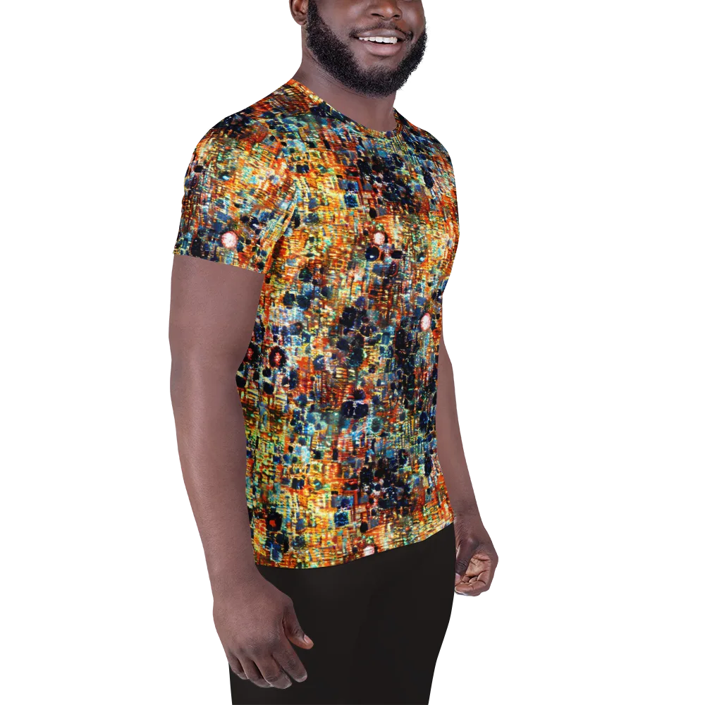 Urban Aurora on Men's Athletic T-Shirt — Right