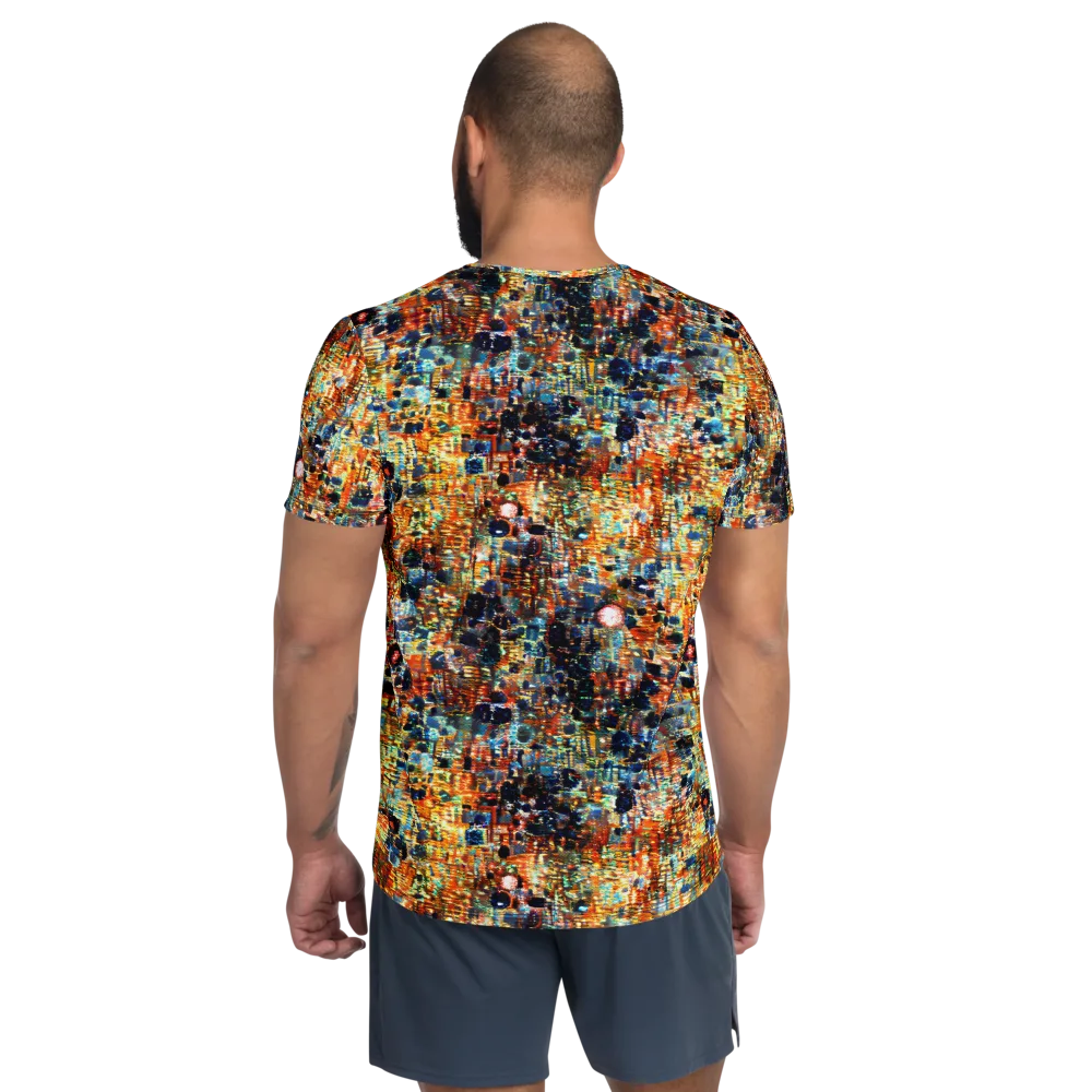 Urban Aurora on Men's Athletic T-Shirt — Back