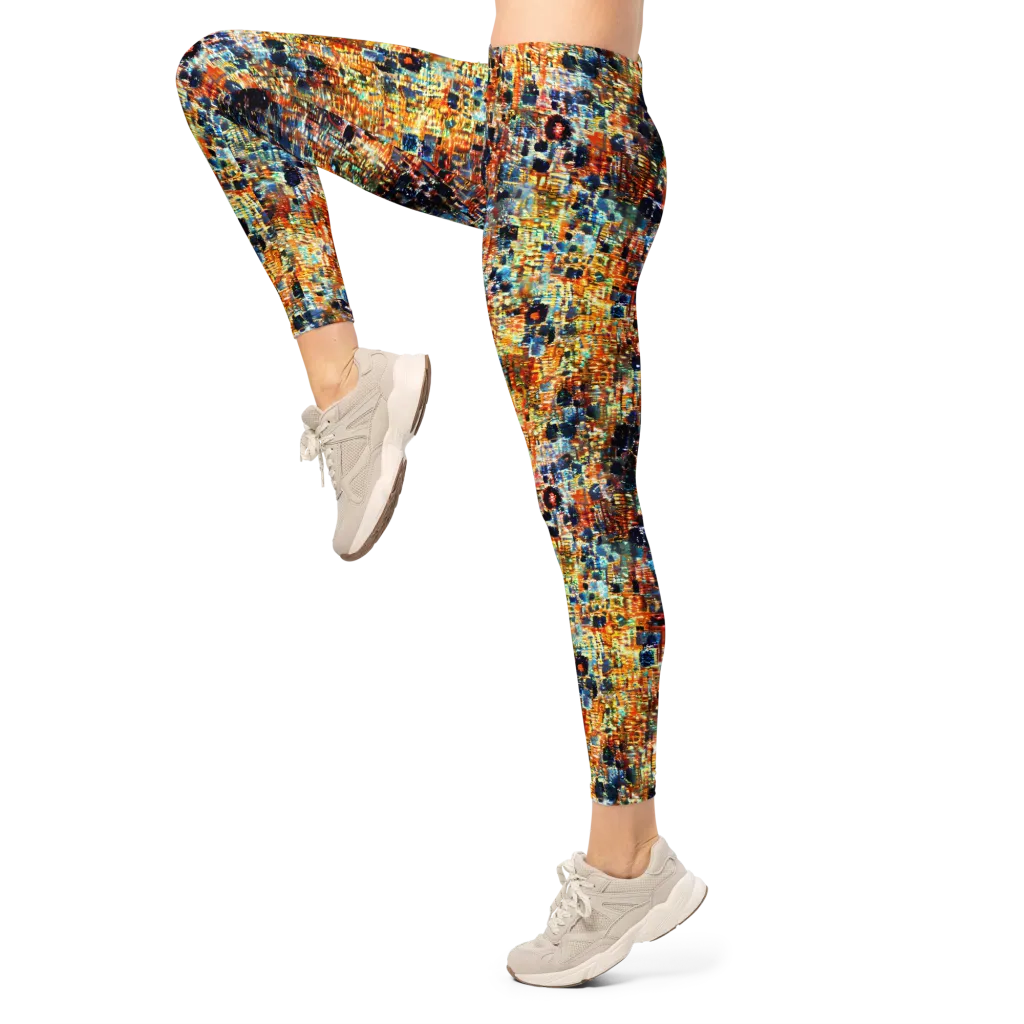 Urban Aurora on Leggings — Left